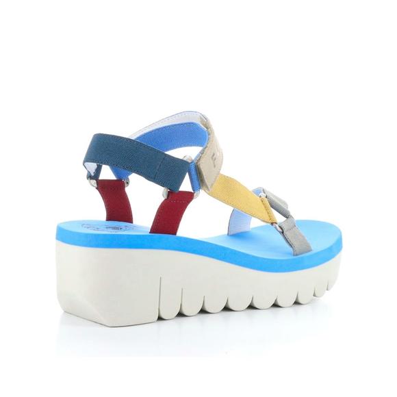 NEW FLY LONDON women's yefa sandals in multi color - Picture 4 of 9